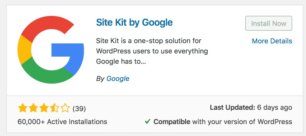 site kit plugin for wordpress